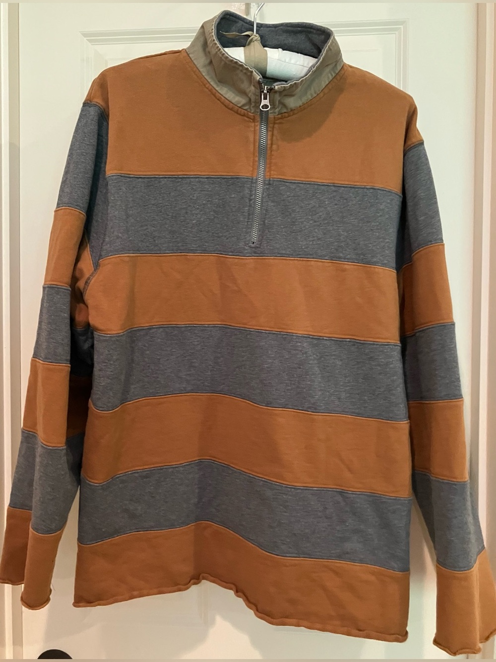 Matt Totillo Men’s Quarter Zip Rugby Shirt Size XL